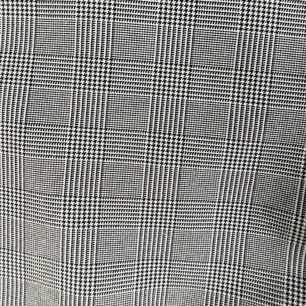 Athleta Skyline Pant Grey Glen Plaid Paperbag Waist Tapered Size 0 Preppy Office - Picture 10 of 13